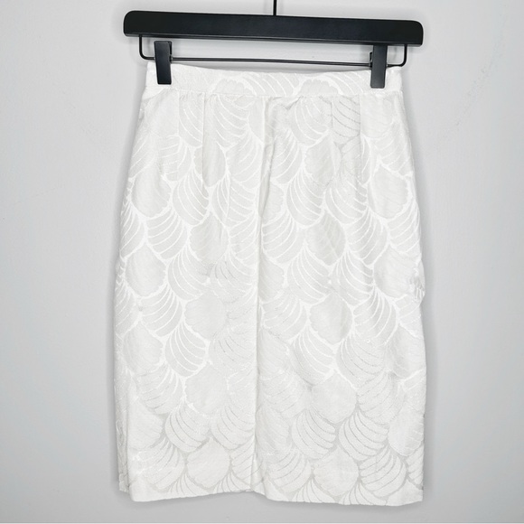 Saks Fifth Avenue After Five by Julie Duroche Vintage White Sparkle Suit Size 4 - Picture 2 of 16